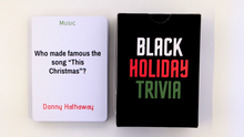 Load image into Gallery viewer, Black Holiday Trivia Game
